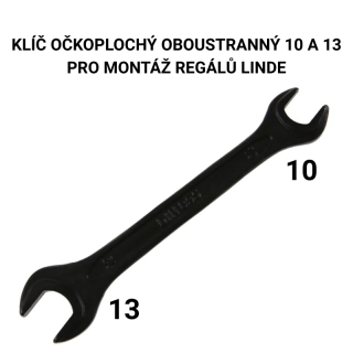 Klíč otevřený FESTA 10x13mm DIN 895